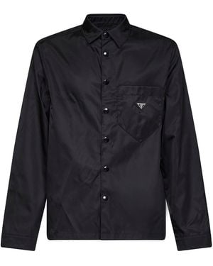 Prada Shirt Re-Nylon Recycled Polyamide - Blue