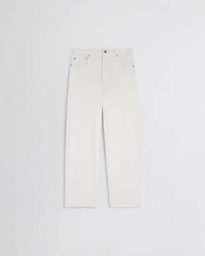 Phoebe Philo Jean Drop Blanc Craie - White