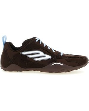 Balenciaga Polyester Athletic Trainers - Brown