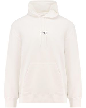 MM6 by Maison Martin Margiela Cotton Sweatshirt - White
