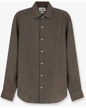 MC2 Saint Barth Linen Shirt - Brown
