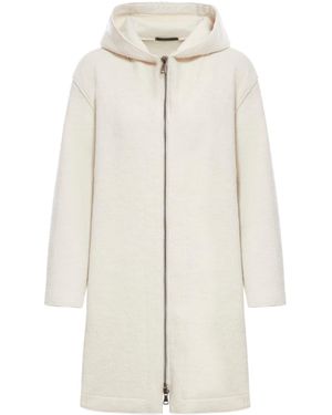 Transit Comfort Fit Hooded Jacket - White