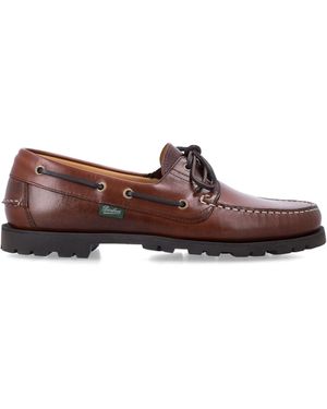 Paraboot Malo Leather Loafers Calf Sole - Brown