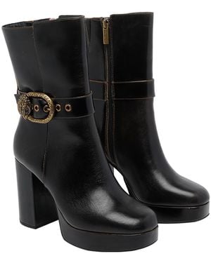 Kurt Geiger Boots Calf Leather/ Rubber Sole - Black