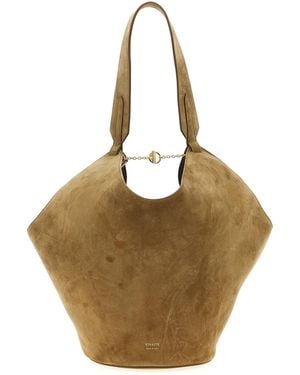 KHAITE Calfskin Tote Bag - Brown