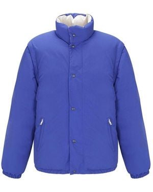 Gucci Polyamide Coat Clothing - Blue