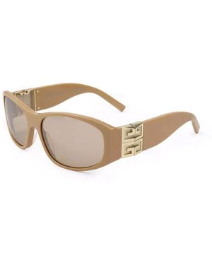 Givenchy Sunglasses Square Full Rim, Shiny Frame And Lens Gv40054I57G - Natural