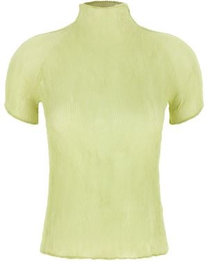 Issey Miyake 'Chiffon Twist 1' Top - Yellow
