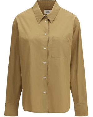 Loulou de Saison Lee Shirt Cotton Poplin - Green