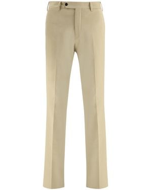 Germano Zama Cotton Velvet Trousers - Natural