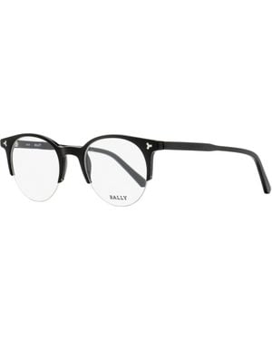 Bally Oval Eyeglasses By5018 001 47Mm Plastic (Acetate) - Black