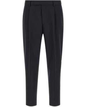 ZEGNA Tailored Cotton Pants - Blue