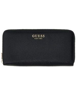 Guess Guess Zip Around Wallet - Black