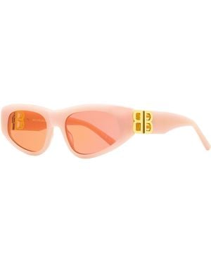 Balenciaga Cateye Sunglasses Bb0095S 003 53Mm Plastic (Acetate) - Black