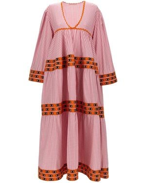 FLORA SARDALOS Ydra Dress Cotton - Red