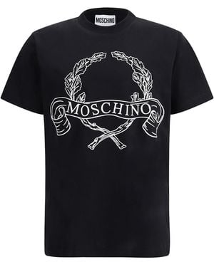 Moschino Logoed T-Shirt - Black