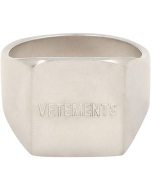 Vetements Brass Ring - Grey