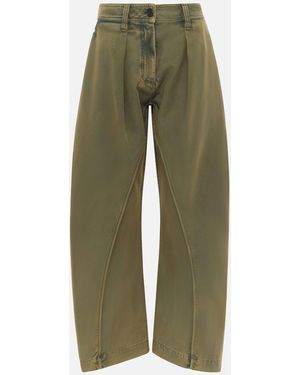 JW Anderson Jw Anderson Twisted Seam Trousers - Green
