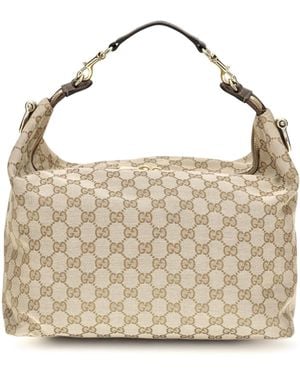 Gucci Medium Brera Handbag Fabric Shoulder Bags - Metallic