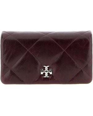 Tory Burch Kira Diamond Crossbody Bag - Purple