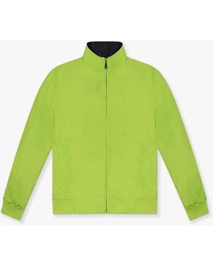 Larusmiani Linen Jacket Leeward Sportwear Blouson - Green