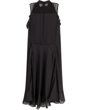 Sacai Black Tie Dresses for Women | Lyst