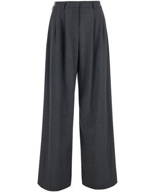 Le Plain Pants Wool-Blend Wool Blend - Gray