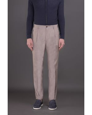 Moorer Light Tailored Trousers - Black