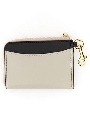 Stella McCartney Wallet With Logo Polyurethane & Purses - Black