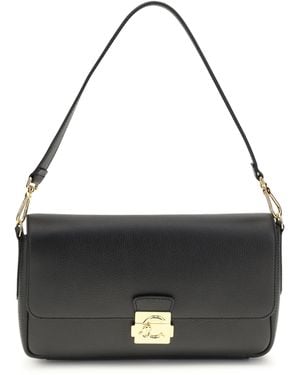 Coccinelle Shoulder Bag C-Me Lock - Black