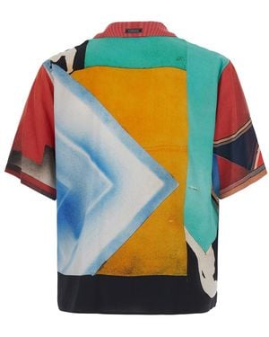 Versace Shirt Silk - Blue