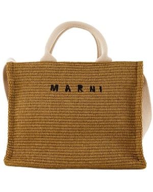 Marni Small Basket Shopper Bag - Metallic