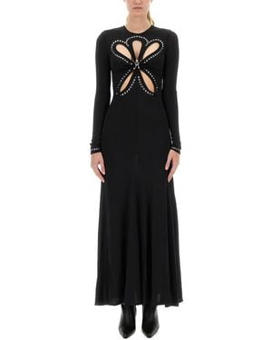 Rabanne Second Skin Effect Long Dress - Black