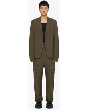 Givenchy Day Jacket Slim Fit_Khaki Clothing - Green