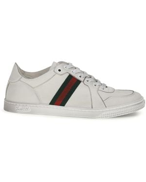 Gucci Stretch Trainers - White