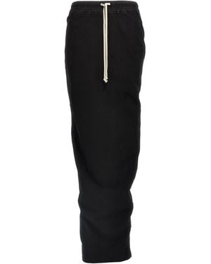 Rick Owens Drkshdw Pull On Skirt - Black