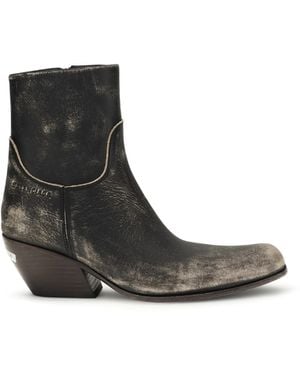 Balenciaga Memphis Ankle Boots Calf Leather Bos Taurus - Black