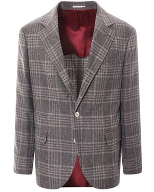 Brunello Cucinelli Blazer Jacket - Grey