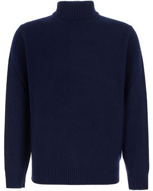 Kangra Turtleneck Jumper Ml F.7Gg Wool Tops - Blue