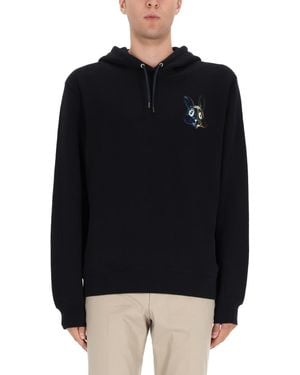 Paul Smith Hooded Sweatshirt - Black