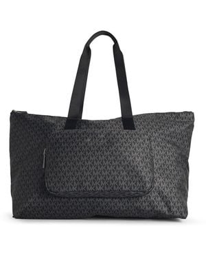 MICHAEL Michael Kors Tanner Large Reversible And Foldable Tote Bag - Black