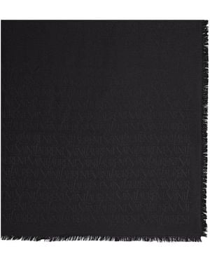 Saint Laurent Sciarpa Quadrata - Black