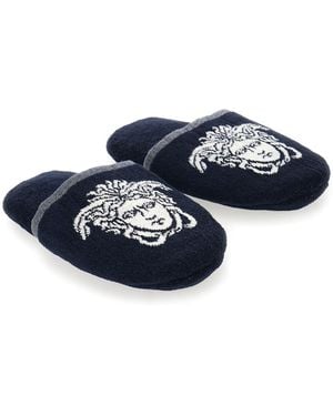Versace Slippers Terry Cotton - Blue