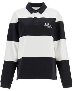 FRAME Ritz Paris Rugby Polo - White