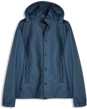Doppiaa Aamarone Raincoat Jacket - Blue