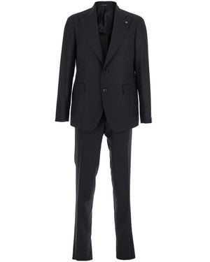 Tagliatore Monopetto Vesuvio + Pant Con Pince - Black
