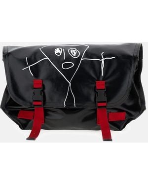 Plan C Pili E Bianca Medium Shopper Bag - White