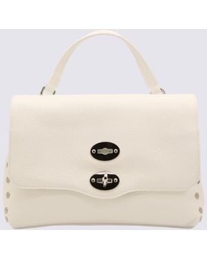 Zanellato Milk Leather Postina Top Handle Bag - White