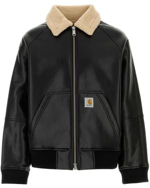 Carhartt Synthetic Leather Shepton Jacket - Black