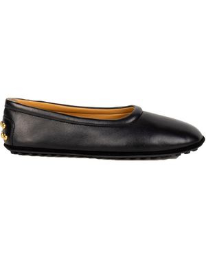 Tod's Tods Flat Shoes Lambskin (Ovis Aries Aries) - White